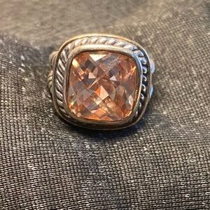 Elegant Silver and Gold-Toned Ring